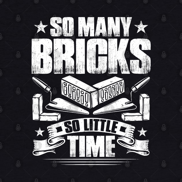 Brickmason Brick Mason Bricklayer Gift Present by Krautshirts